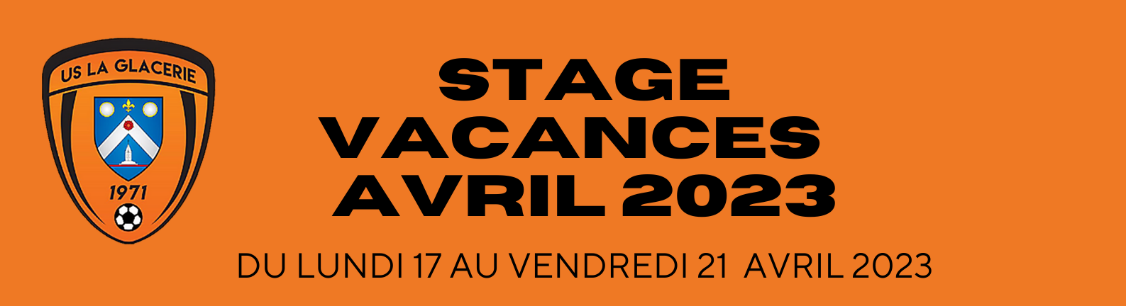 STAGE VACANCES AVRIL 2023!